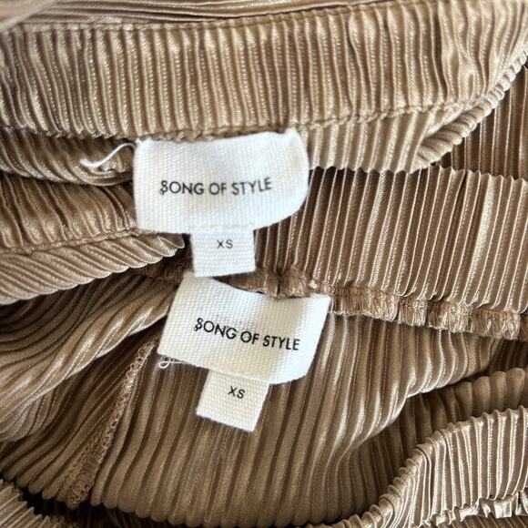 Song of Style Mara Top & Lucinda Pants Set XS Minimalist Party Avant Garde - Picture 15 of 16